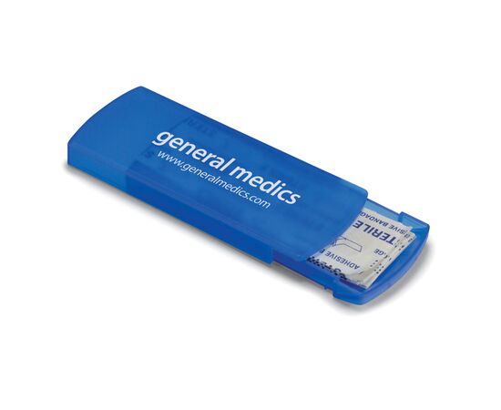 Container with plasters Transparent blue -  KC6949-23