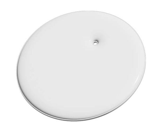 RFX&#8482; H-16 ronde lichtgewicht reflecterende PVC hanger Wit - RFX™ 1PR13301