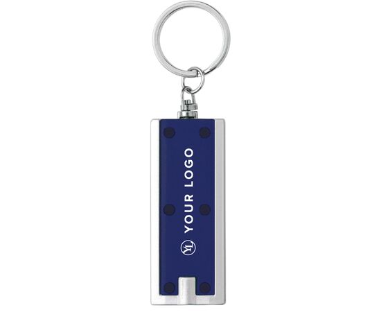 ABS sleutelhanger met LED Mitchell Zwart -  1992.001
