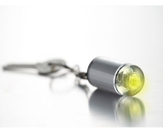 ABS sleutelhanger met lampje Carly Neutraal -  2411.021