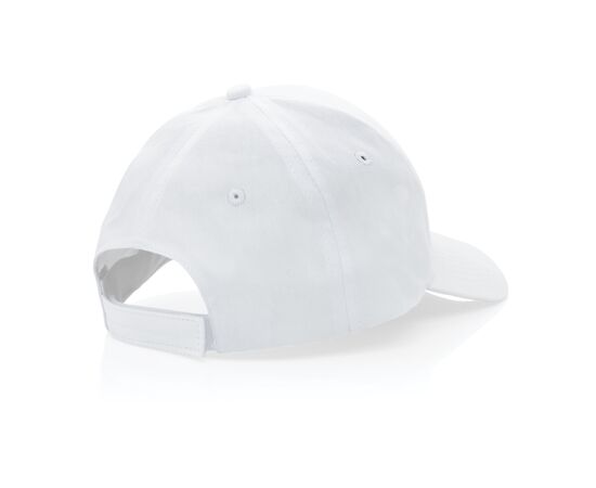 Impact 6 panel 190gr Recycled cotton cap with AWARE™ tracer White - XD Collection P453.323