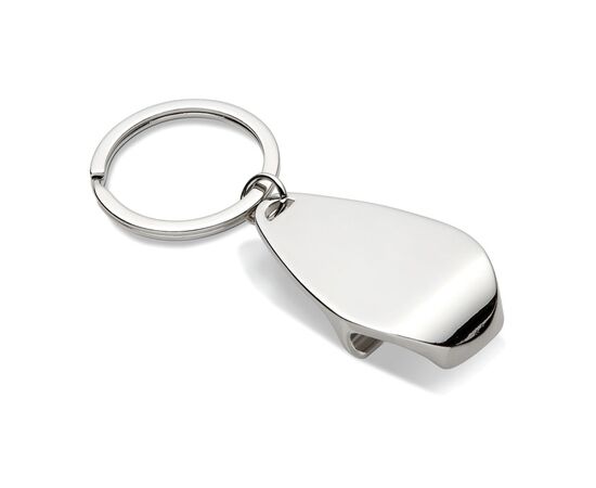 Schlüsselring mit Kapselheber Glänzendes silber -  MO8135-17