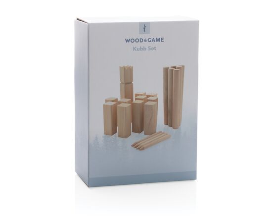 Houten kubb set Bruin - XD Collection P453.519