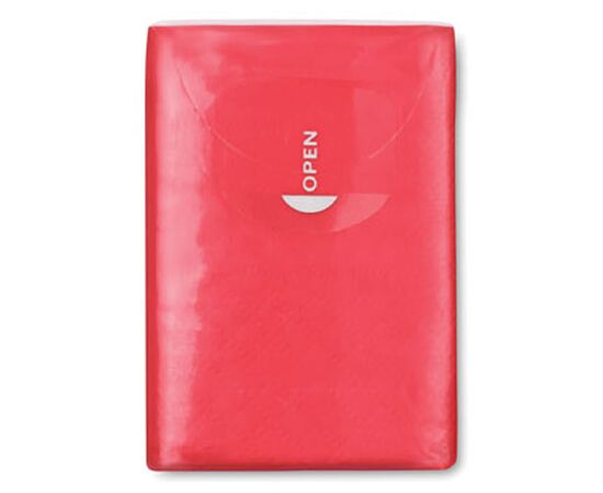 Mini tissues in packet Red -  MO8649-05