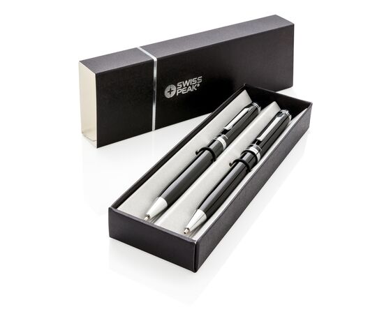 Luzern pennen set Zwart - Swiss Peak P610.490