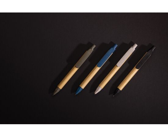 Write responsible recycled papieren pen Zwart - XD Collection P611.111