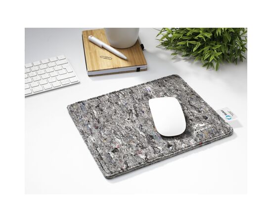 Wolkat Tanger Recycled Textile Mousepad muismat Grijs - Wolkat 127490