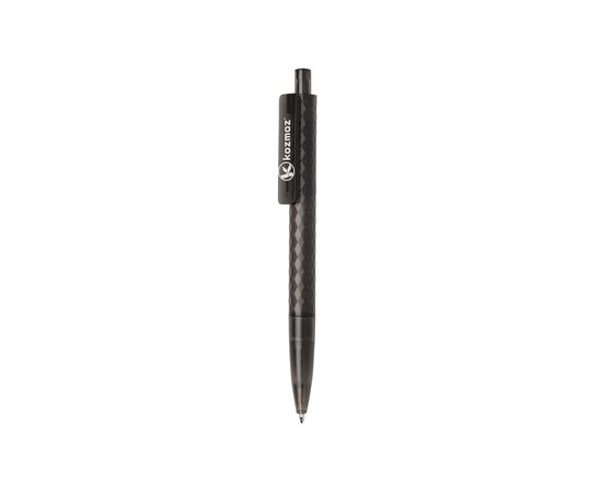 X3 GRS gerecycled PC plastic pen frosted Zwart - XD Collection P611.3301
