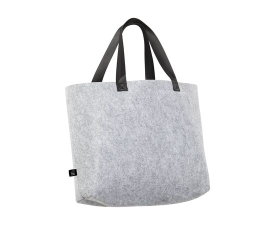 GRS RPET Felt Shoulder Bag Grey -  W07490