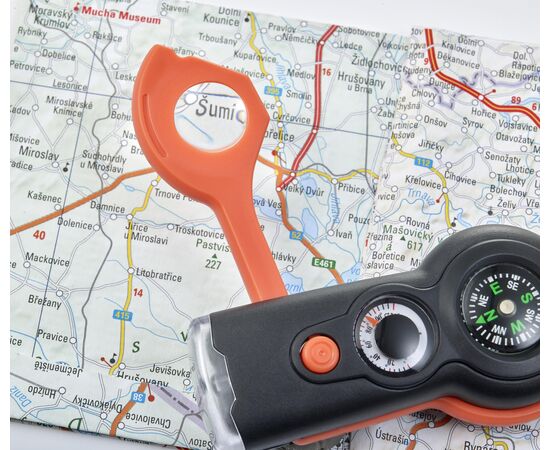 Outdoor Survival Toolmit 6 Funktionen Andrea Orange -  8369.007