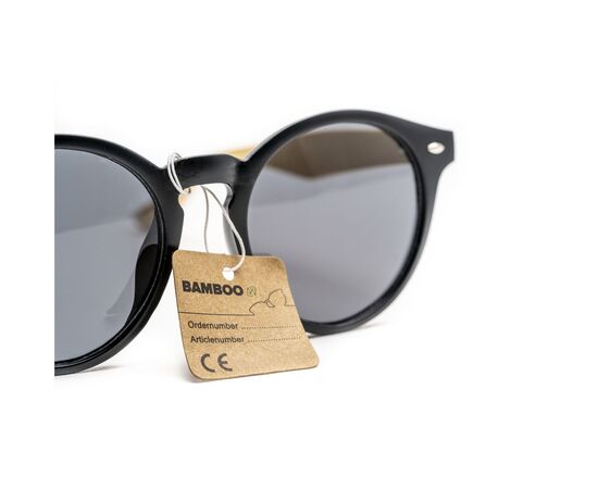 Laguna Bamboo zonnebril Zwart -  321698