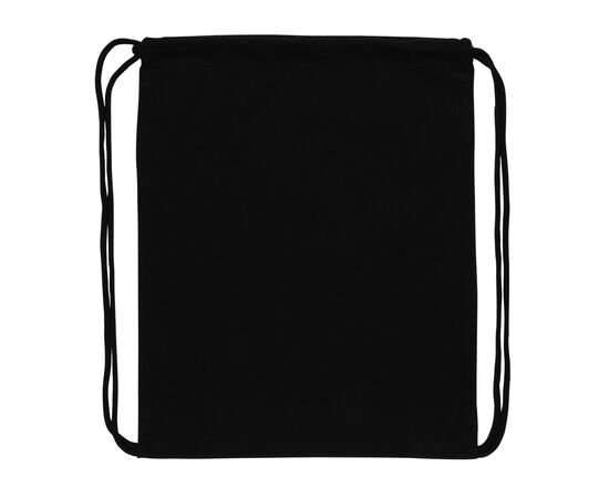 Impact AWARE™ recycled cotton drawstring backpack 145g Black - XD Collection P762.631