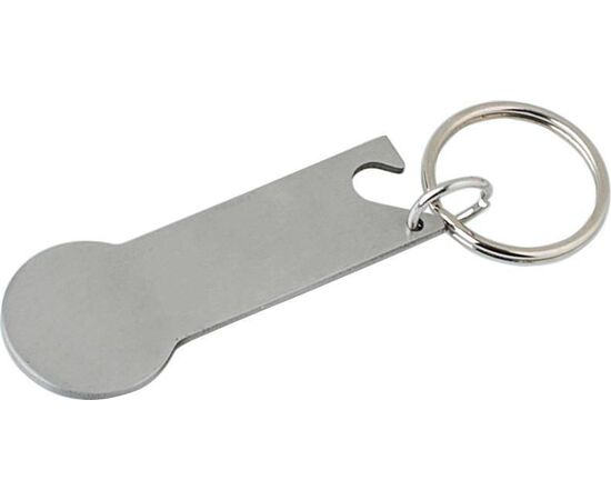 Porte-clés multifonctions en acier inoxydable Gavin Argent -  739582.032
