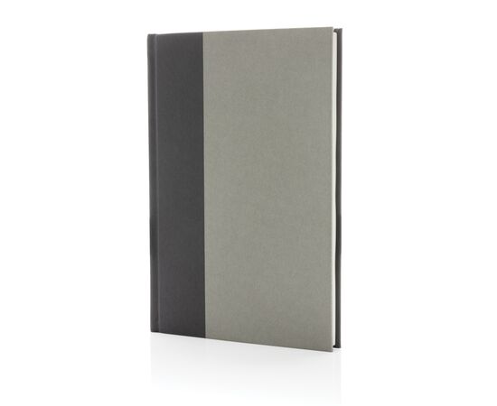 Words GRS gecertificeerd RPET & Kraft A5 notitieboek Grijs - XD Collection P774.542