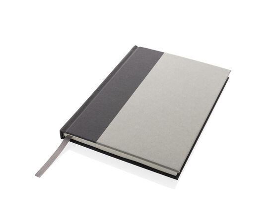 Words GRS gecertificeerd RPET & Kraft A5 notitieboek Grijs - XD Collection P774.542