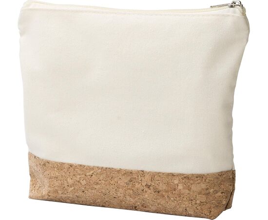 Cotton (220 gr/m2) cosmetic bag Teagan Khaki -  1015126.013