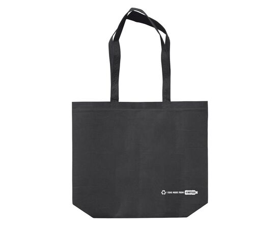 Umhängetasche R-PET 100g/m² Schwarz -  LT95197-N0002