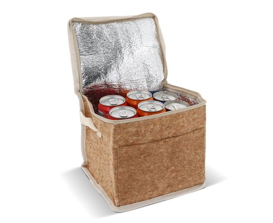 Sac isotherme liège carré 22x18x18cm Nature -  LT95266-N0094