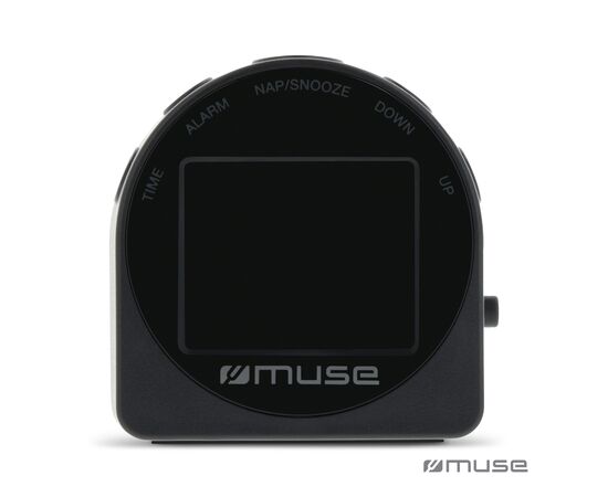 M-09 C | Muse Travel Alarm Clock Schwarz - Muse LT45812-N0002