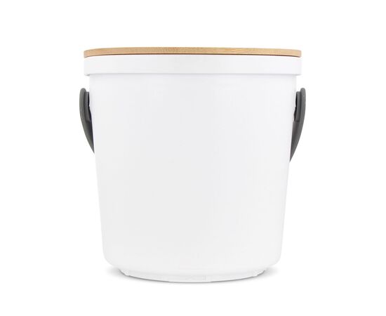 Lunch Containers R-PP &amp; Bamboo White -  LT90417-N0001
