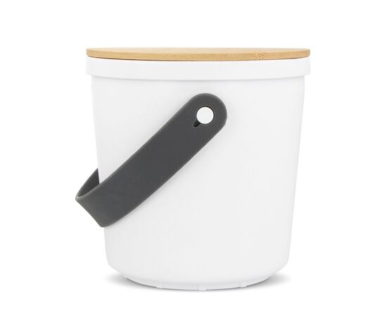 Lunch Containers R-PP &amp; Bamboo White -  LT90417-N0001
