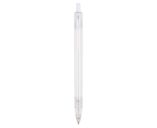 Kugelschreiber Ozean mit Papierclip Transparent, Weiss -  LT87822-N0401