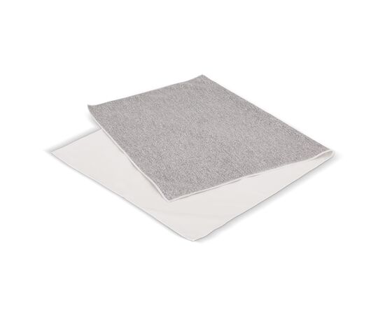 Schnelltrocknendes Handtuch R-PET 50 x 100 cm Sublimation Weiss, Grau -  LT95003-N0161