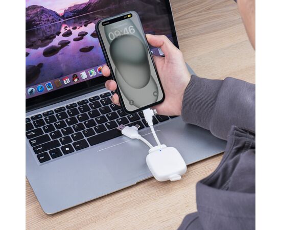 4028 - Xoopar Gamma 3 Powerbank 3000mAh  Blanc - Xoopar LT41413-N0001