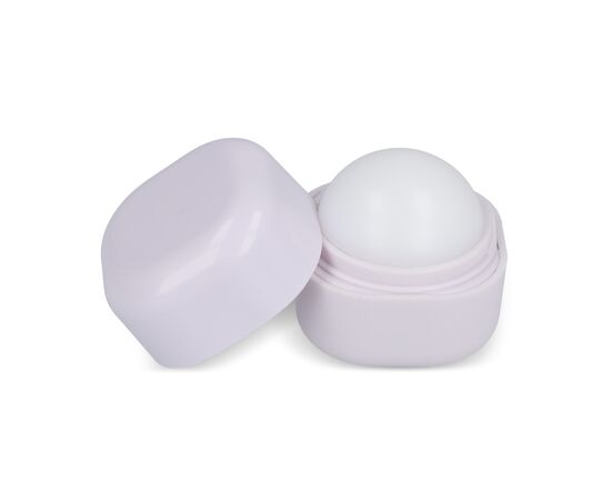 Kubischer Lippenpflegestift aus recyceltem ABS Weiß -  LT90484-N0001