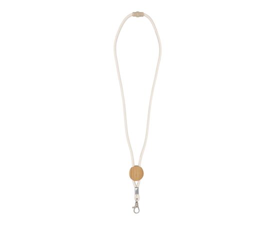 Baumwollkordel Lanyard Natur -  LT95310-N0094