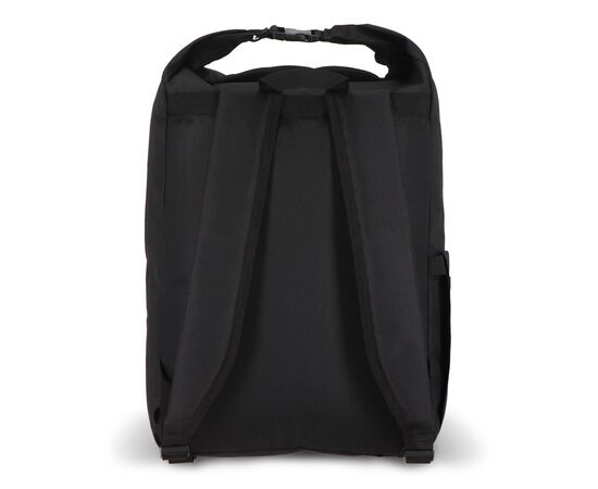 R-PET 600D Rolltop-Rucksack 20L Schwarz -  LT95352-N0002