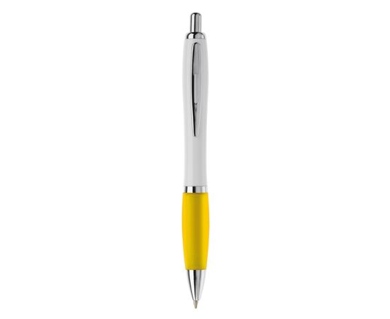 Kugelschreiber Hawaï weiß Weiss, Gelb -  LT80432-N0141