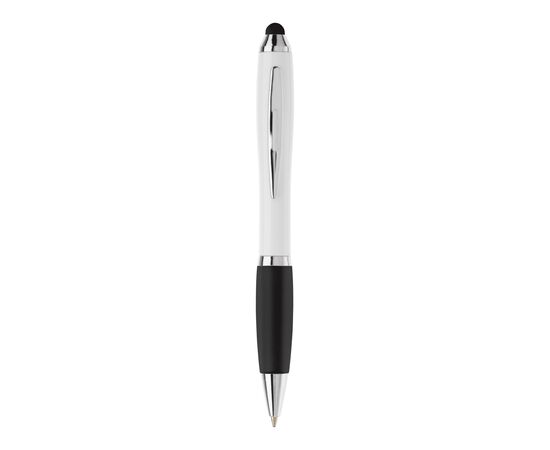 Balpen Hawaï stylus hardcolour Wit, Zwart -  LT80433-N0102