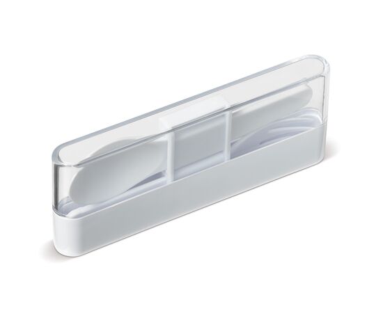 Lunchbestek in opbergbox Wit - empty LT90409-N0001