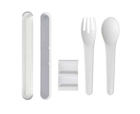 Lunchbestek in opbergbox Wit - empty LT90409-N0001