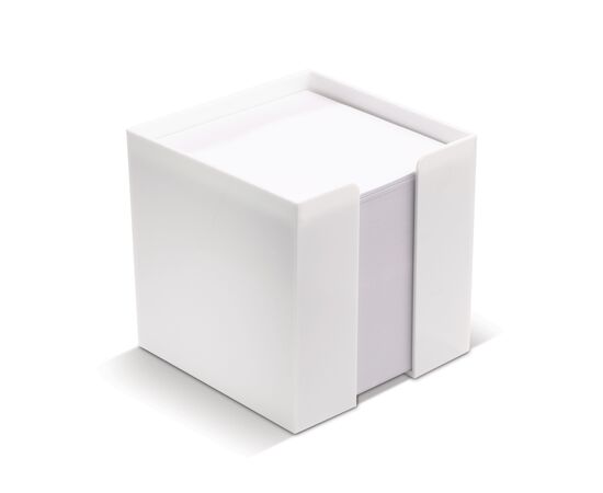 Kubushouder 800 vellen 10x10x10cm Wit - empty LT91910-N0001