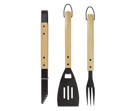 Barbecue gereedschapsset hout Hout -  LT94523-N0093