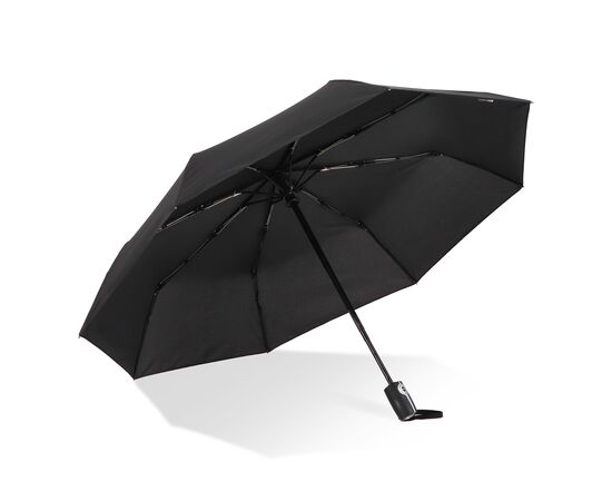 Taman Pongee 21" Opvouwbare winddichte paraplu Auto open &amp; close Zwart -  LT97117-N0002
