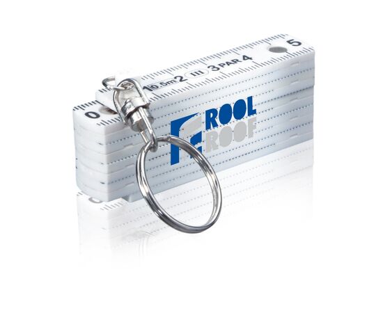Mini règle pliable porte-clés Blanc - XD Collection P112.003