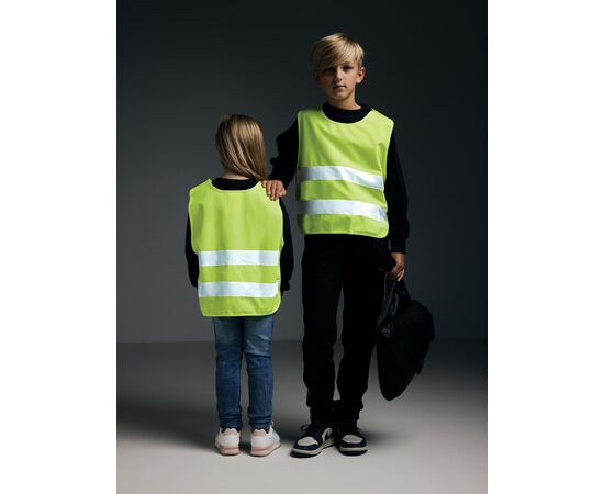 GRS recycled PET high-visibility safety vest 3-6 years Yellow - XD Collection P239.756