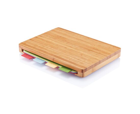 Cutting board with 4pcs hygienic boards Brown - XD Collection P261.219