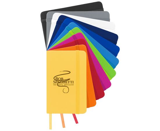 Carnet de notes A6 Spectrum à couverture rigide Rouge - Unbranded 10690502