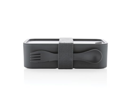 Boîte à Lunch en PP avec cuichette Antracite - XD Collection P269.592