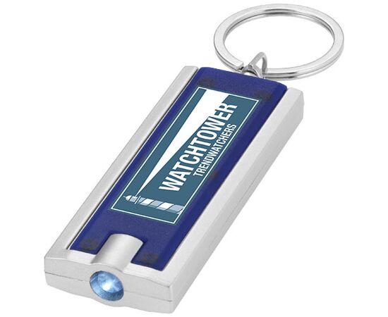 Porte-clés avec lampe LED Castor Bleu, Argenté - Unbranded 11801200