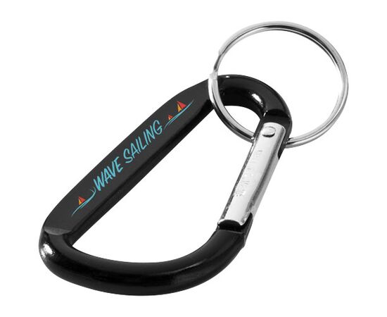 Timor sleutelhanger met karabijnhaak Zwart - Unbranded 11808500