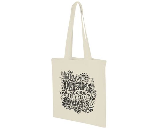 Sac shopping coton Carolina 100 gr/m² 7L Naturel - Unbranded 11941100