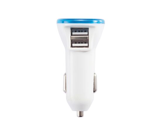 Powerful dual port car charger Blue, White - XD Collection P302.274