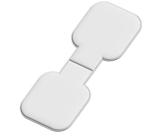 RFX&#8482; M-10 square reflective PVC magnet  White - RFX™ 1PR03001