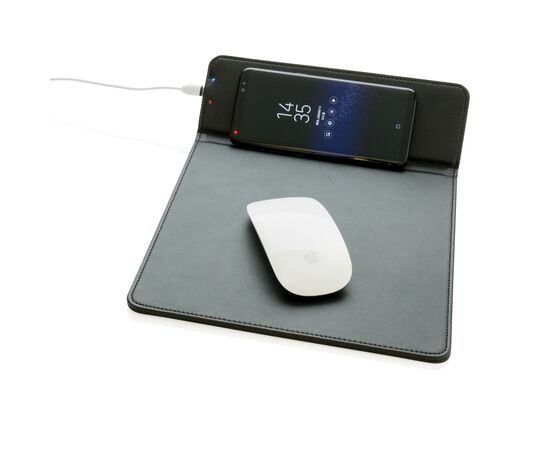 Mousepad mit Wireless-5W-Charging Funktion Schwarz - XD Collection P308.941