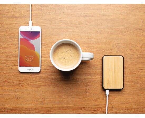 RCS gerecycled plastic 5.000 mAh Powerbank Bruin - XD Collection P322.379